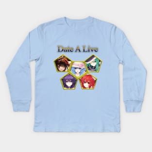 Date a live Kids Long Sleeve T-Shirt